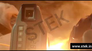 Precision Molten Temperature Measurement with Stek's Infrared Thermometer