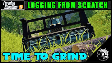Trying The New Forestry Grinder! - Logging From Scratch 122 - Farming Simulator 2019 - FDR Logging