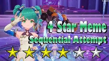 4 Star Meme Sequential Boundless Realm Attempt (Tower of Fantasy)