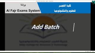 Add Batch -Alfajr Exam system (Grat) screenshot 4