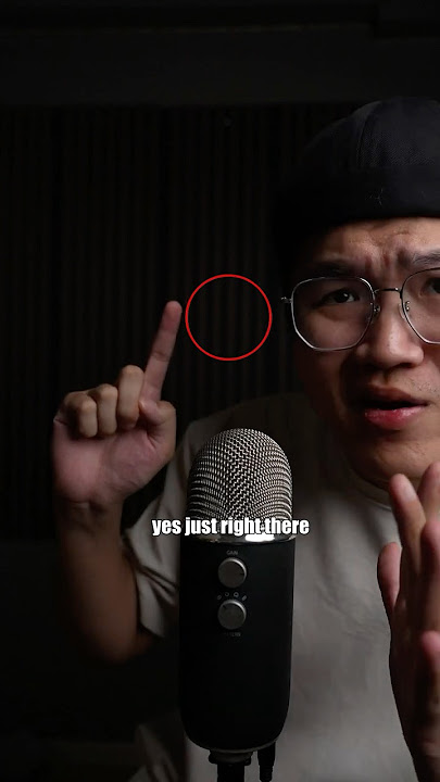 put your your finger here... #asmr