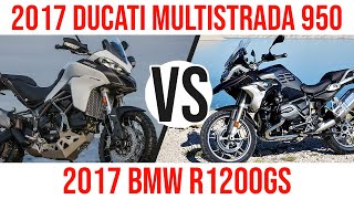 2017 Ducati Multistrada 950 First Ride vs BMW R1200GS