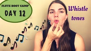 Flute boot camp Day 12: Whistle tones