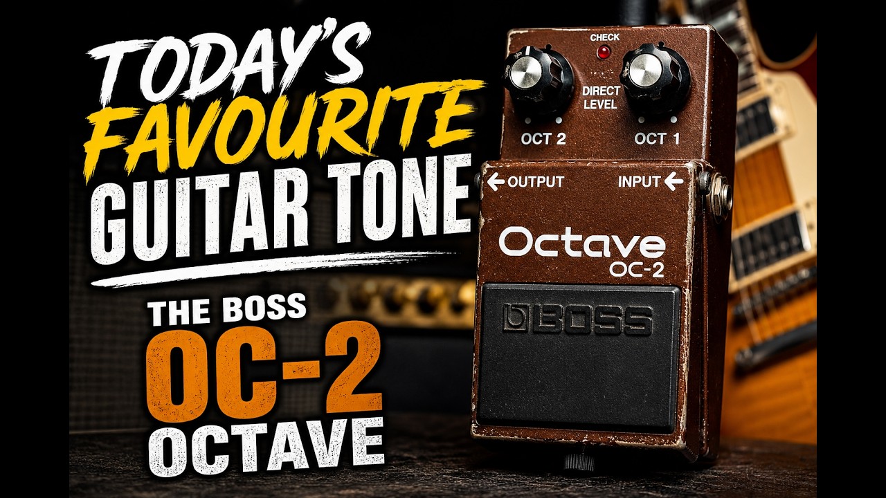 Today's Favourite Guitar Tone The Boss OC-2 Octave Pedal - YouTube