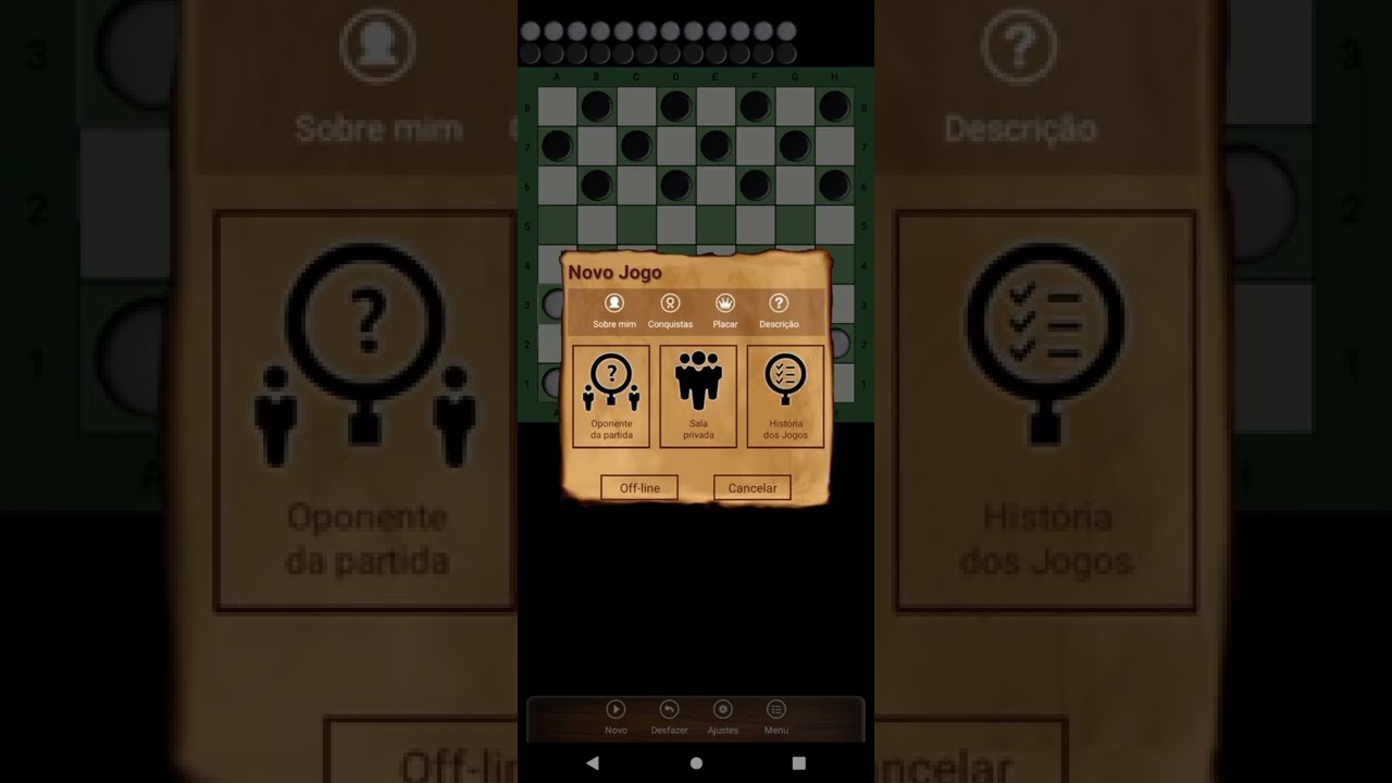 Jogo de damas - Como jogar on LINE com um amigo.
