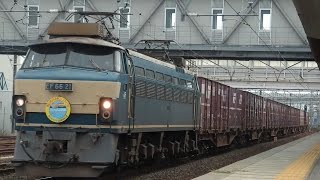 1252レ　EF66-21(ゼロロク、広島公開HM付)牽引貨物列車　清洲通過