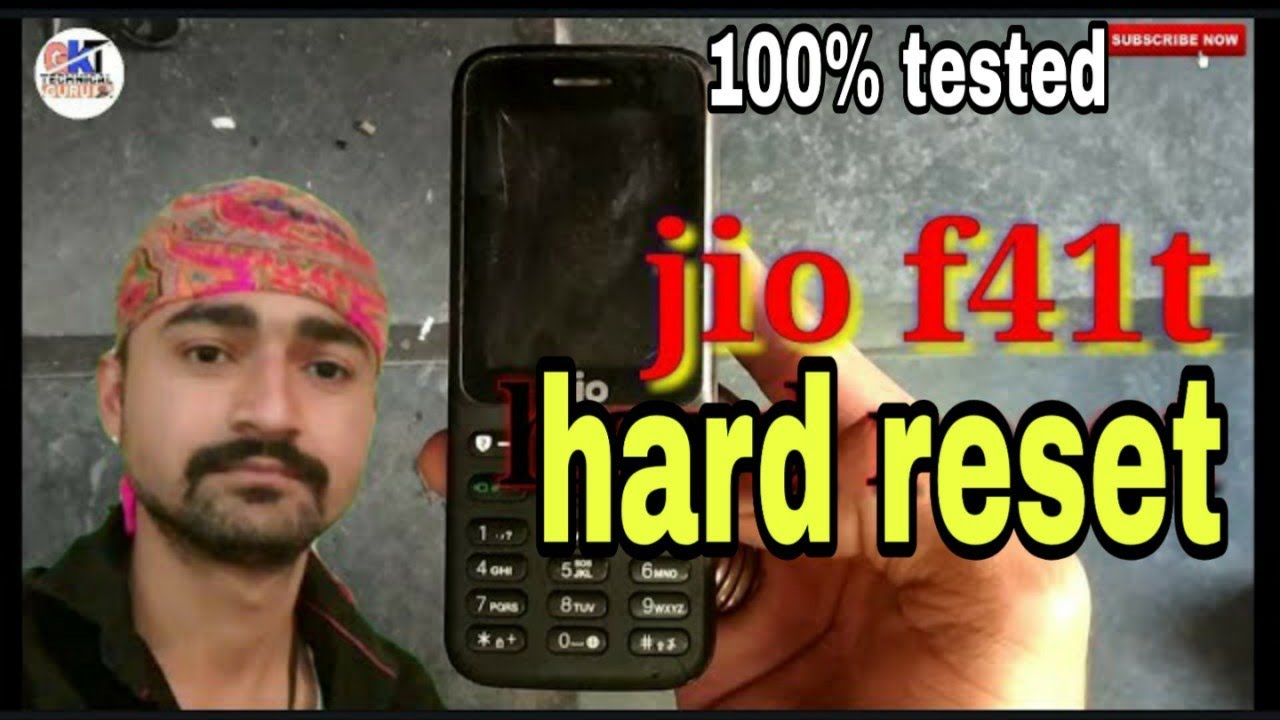 jio f41t hard reset | jio f41t hang on logo | jio phone ...