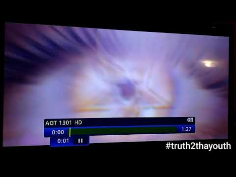 Blatant satanic illuminati symbol AGT commercial