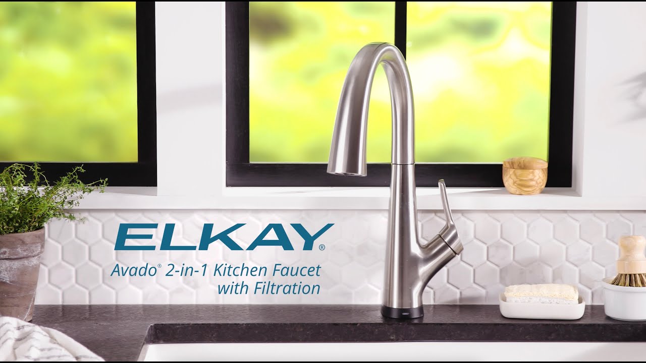 Elkay Avado 2in1 Kitchen Faucet with Filtration YouTube
