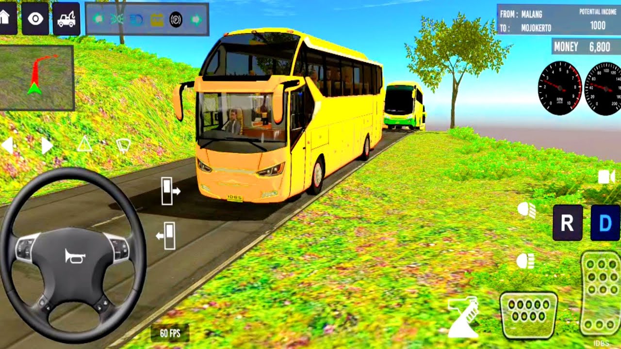 🔥Bus simulator indonesia ll new euro coach bus simulator ll