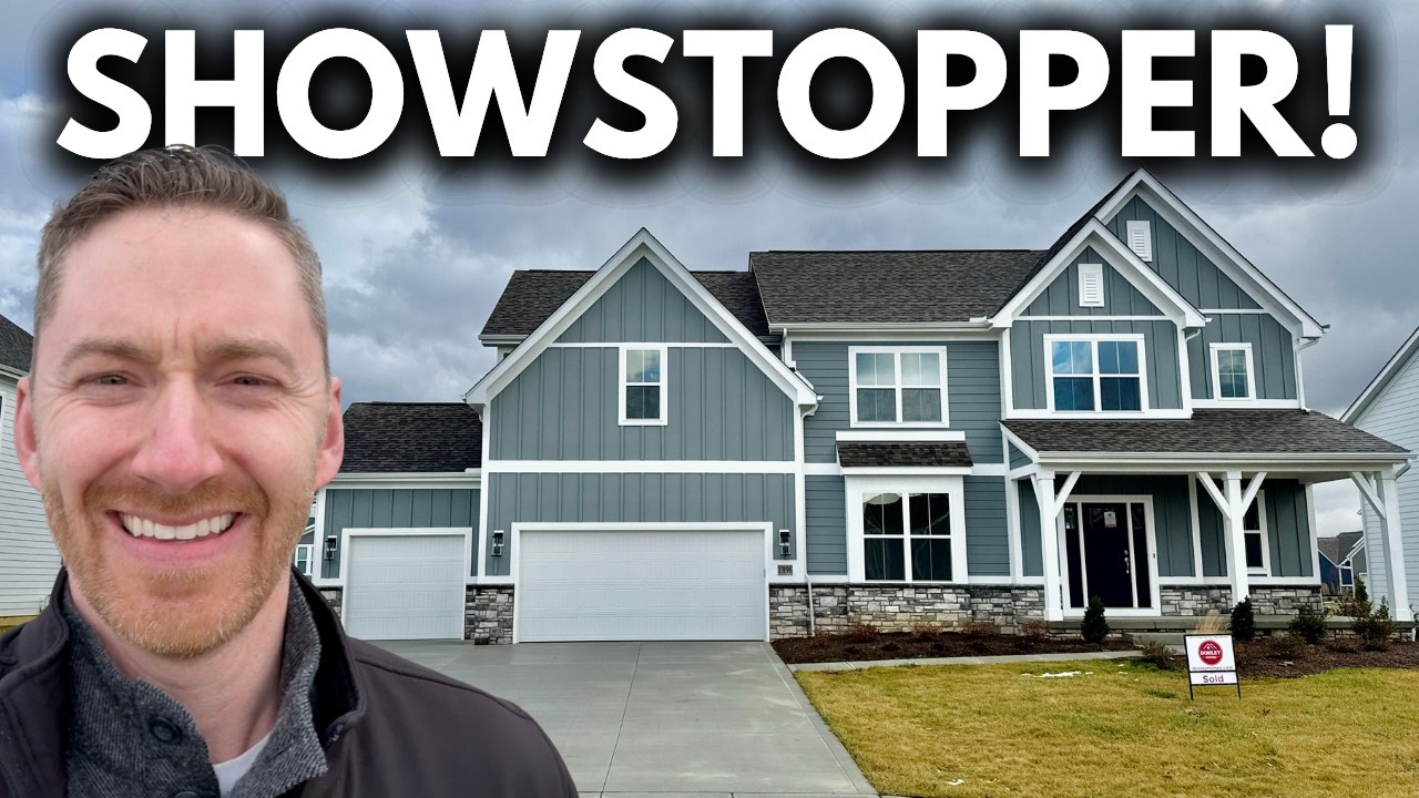 ПРЕКРАСНЫЕ новые дома в пригородах Колумбуса, штат Огайо | Лучший район Пикерингтона?