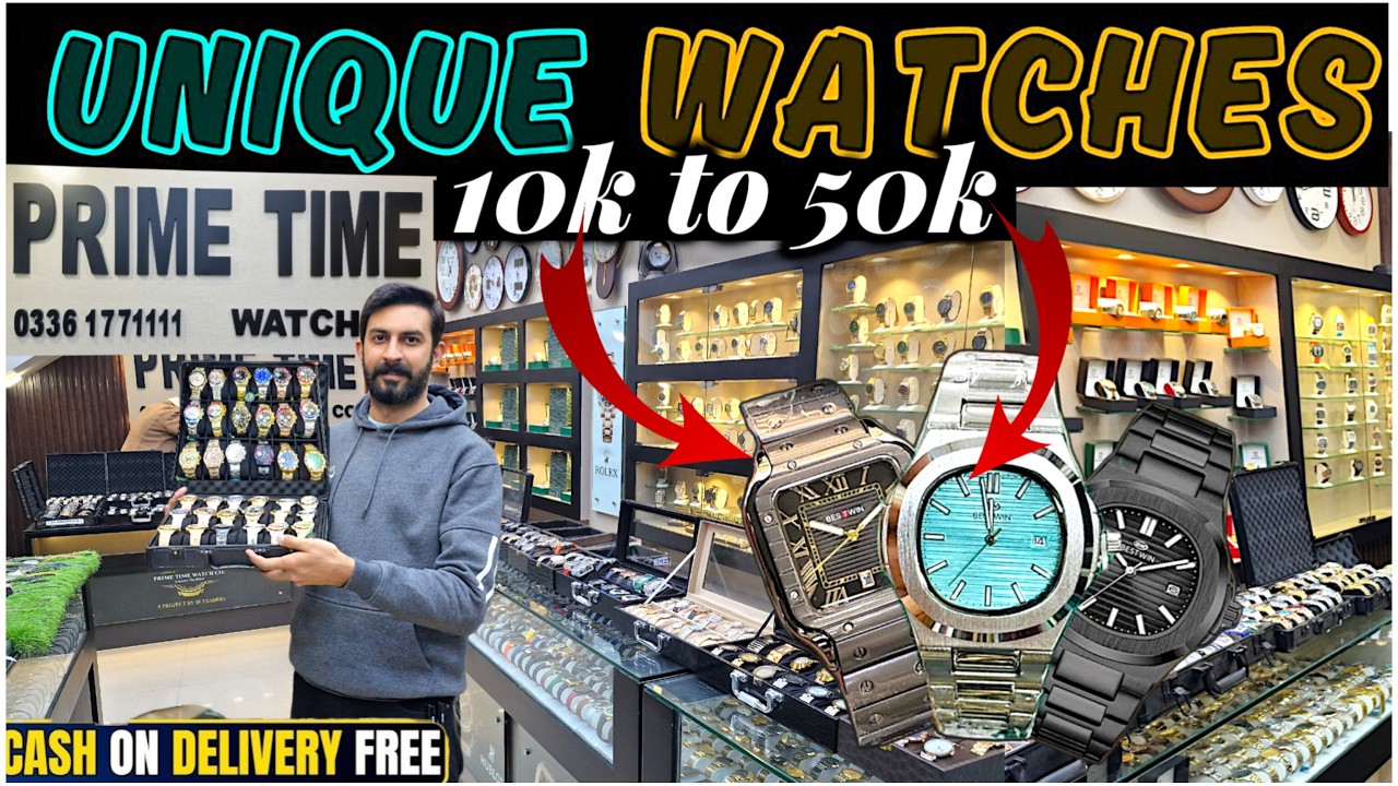 Branded Watch ⌚️ Market in Rawalpindi | Now Luxury Watch in Low price 10k to 50k 🤑