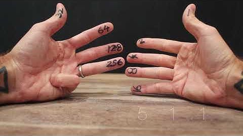Finger Binary Counting | How to count to 1023 using only your two hands