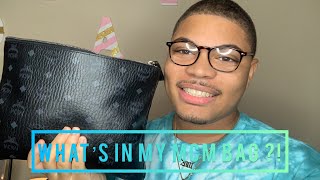 WHAT’S IN MY BAG | MCM POUCH CROSSBODY | men’s essentials