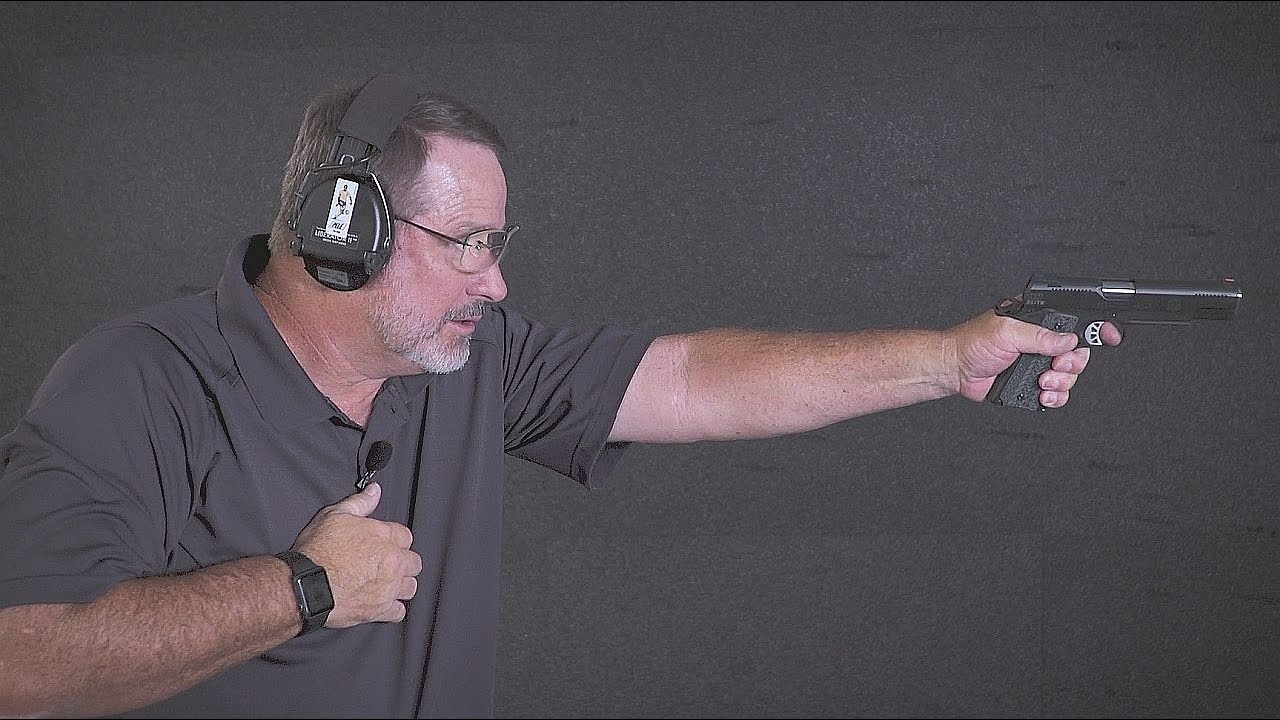 Shooting One-Handed with the RO Elite in 10mm | Gun Talk self defense flashlight