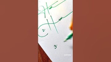 How to sign the letter H?
