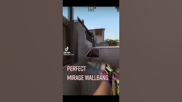 200 iq wallbang on mirage csgo #shorts #csgo #cs #wallbang