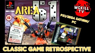 AREA 51 (ARCADE) RETROSPECTIVE (PS1) (PC) and (SEGA SATURN)
