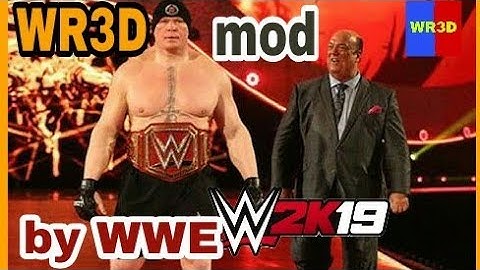 WR3D mod WWE 2019- 2K20 link 35+arenas correct roster new match casket and return Roman Reigns WWE