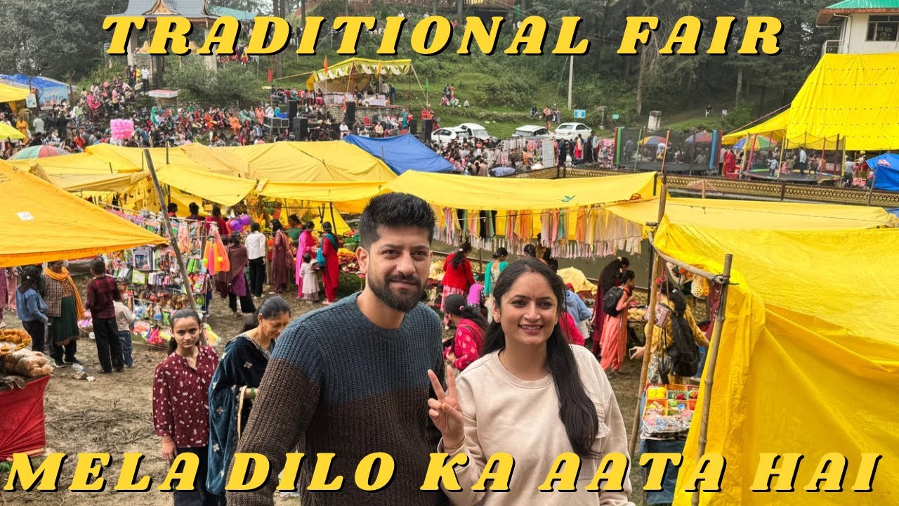 Himachali Traditional Local Fair || Shimla ka famous Mela || food stall || khaya Piya Aish Kiya 