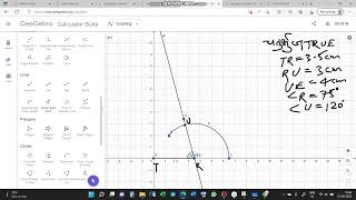 NCERT CLASS 8 MATHS CHAPTER 4 THROUGH SOFTWARE GEOGEBRA IN HINDI 8TH गणित प्रश्नावली 4.4 हल VIDEO 2 screenshot 4