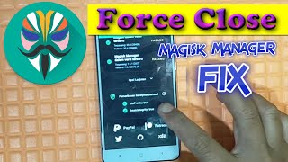 Cara Mengatasi magisk force close - Root gagal no root acces