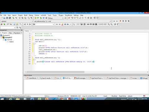 Functions in C | User-defined function | Call by Reference (KISWAHILI)