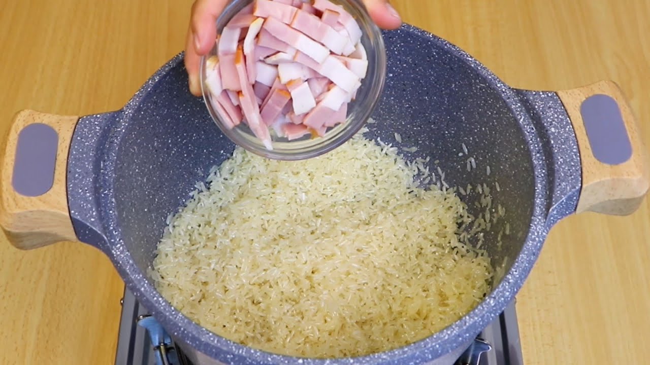Так вкусно я еще никогда не ела! Простой и вкусный рис с беконом