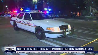 Suspect in custody after shots fired in Tacoma bar | FOX 13 Seattle