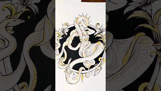 Medusa with a halo #medusa #gorgon #snakewoman #creatureart #ink #inkdrawing #oniroi_atlier Medusa with a halo #medusa #gorgon #snakewoman #creatureart #ink #inkdrawing #oniroi_atlier