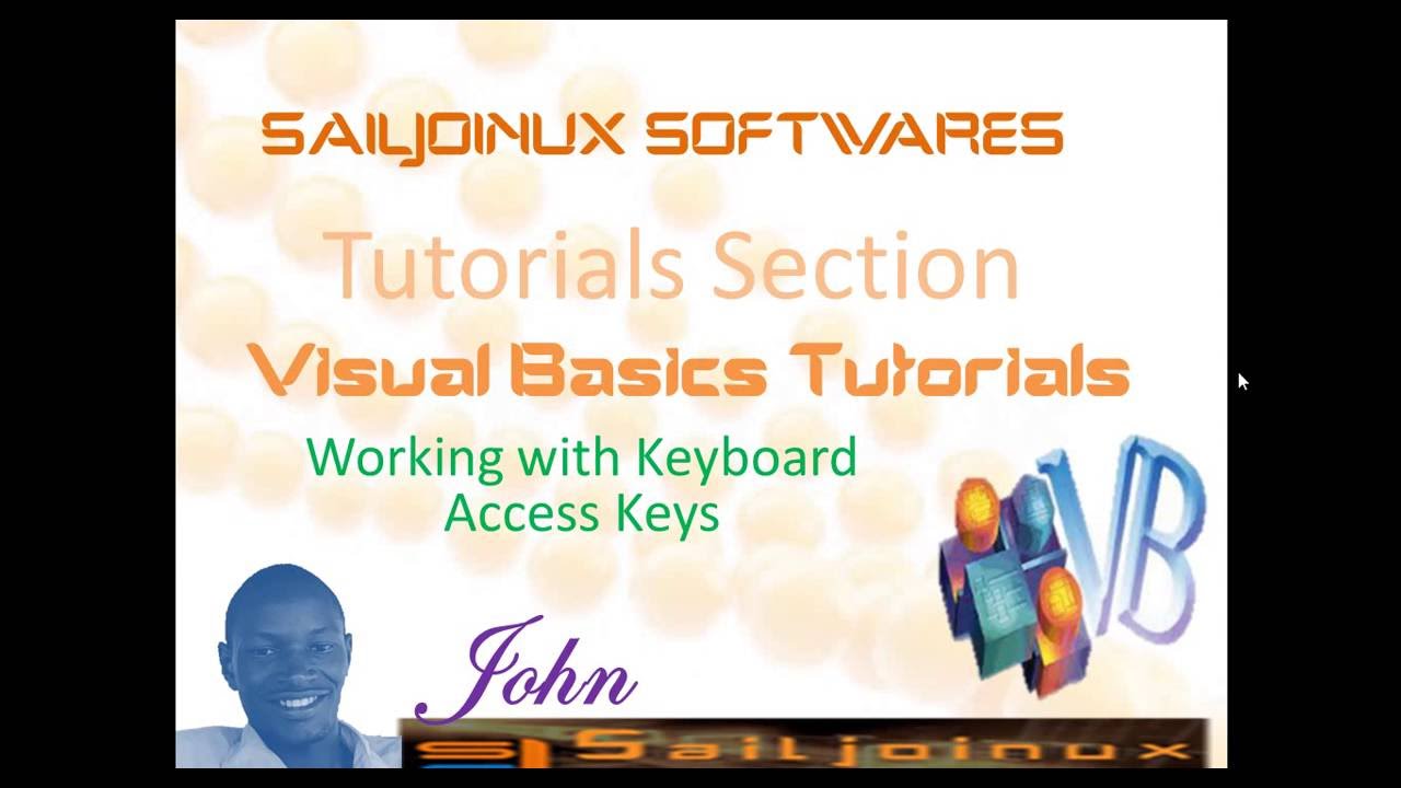 Visual Basic Beginer Tutorial 14 Keyboard Shortcuts - YouTube