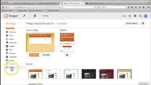 Create a new blog and first post using Blogger