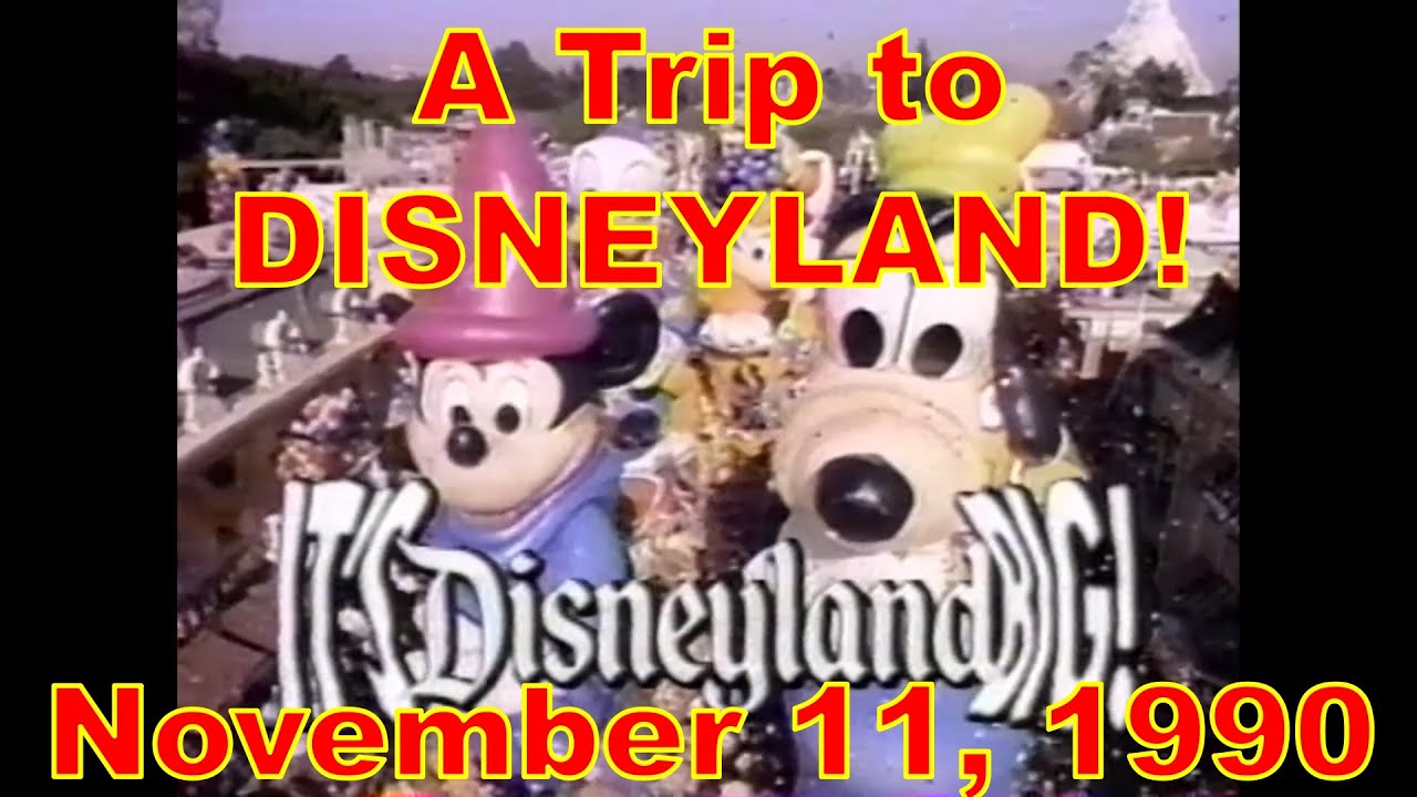 Visiting Disneyland Anaheim California November 11, 1990 11-11-1990 Party Gras Vintage Home Movies
