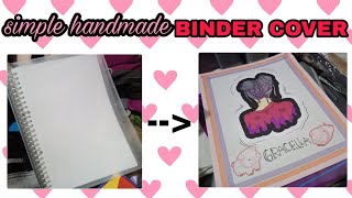 DIY SIMPLE BINDER COVER