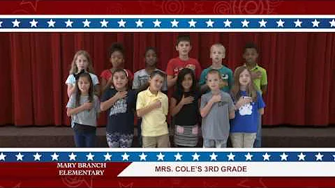 Daily Pledge-Mary Branch-Mrs. Cole