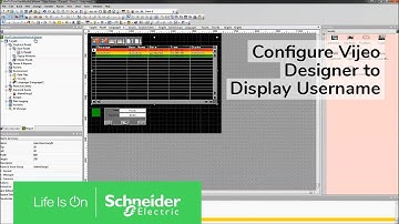 Configuring Vijeo Designer to Display Username that ACK