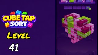Cube Tap Sort Level 41 Walkthrough