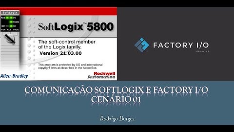 Aula 01 - Comunicação SoftLogix e Factory IO (Cenário 01)