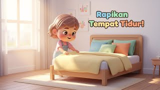 Download lagu Rapikan Tempat Tidur – Lagu Anak Edukasi | Kids Morning Routine | Lurnic