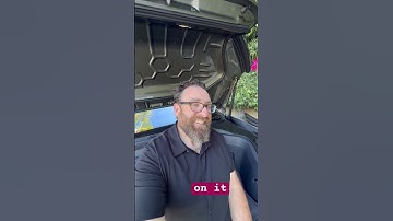 Lucid Gravity Frunk is BIG and filled with… leather?? #lucid #gravity #frunk