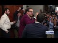 Rep. George Santos yells at anti-Israel protestor