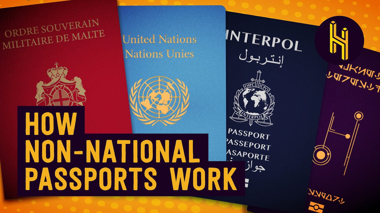 ⁣All The Very Real Passports Not Issued By Countries