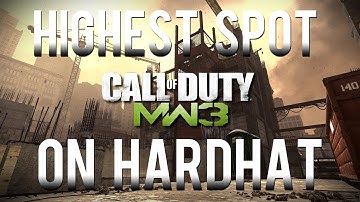 MW3 Multiplayer Glitches: Highest Spot on Hardhat (Voice Tutorial)