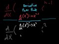Derivative Power Rule Example X Cubed #calc1