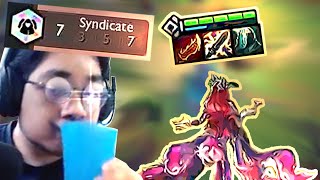 7 SYNDICATE ATTACK-SPEED AHRI KINDA BUSSIN - Teamfight Tactics