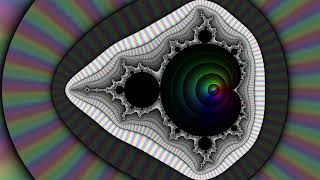 The Mandelbrot set rendered using the escape time algorithm