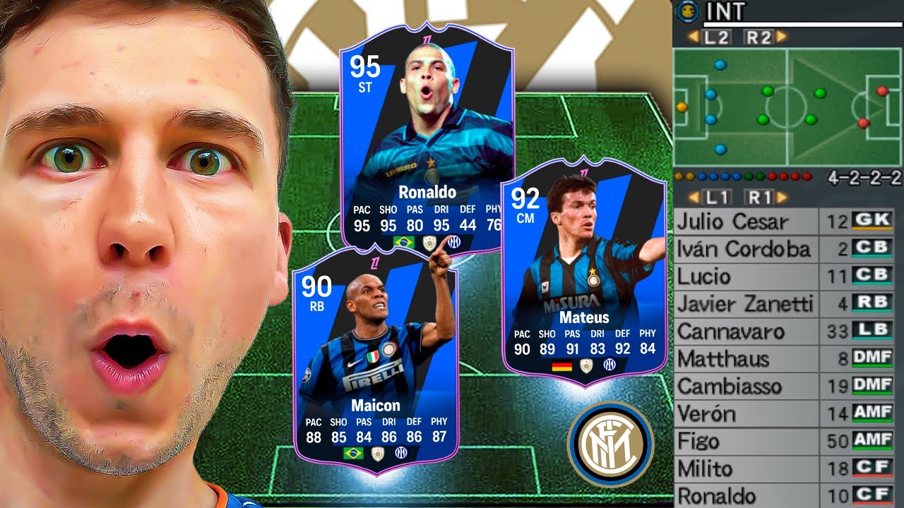 MONTEI A INTER LENDÁRIA COM RONALDO, MAICON E CIA!! O TIME FICOU INSANO!! EA FC 25 ULTIMATE TEAM BR