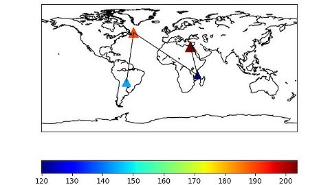 Python for atmospheric science tutorial part 3 (points and lines)