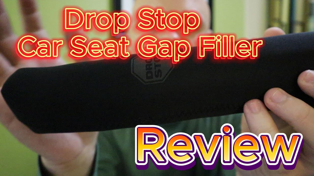  Drop Stop - The Original Patented Car Seat Gap Filler (AS SEEN  ON Shark Tank) - Set of 2 and Slide Free Pad and Light : Automotive