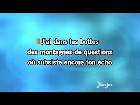 Karaoké La nuit je mens - Alain Bashung *
